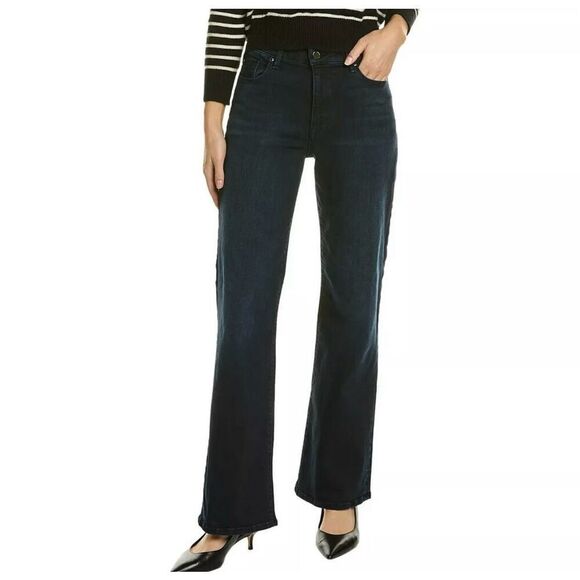 FIDELITY Womens KATIE HIGH-RISE CLASSIC FLARE Empress Blue JEANS~Size 29~New - Picture 1 of 6